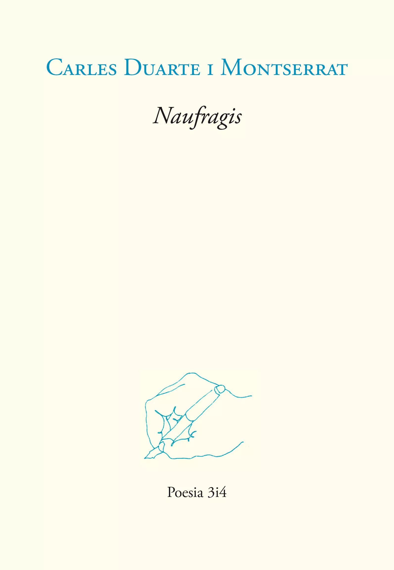 Portada del Libro Naufragis de Carles Duarte I Montserrat - 9788417469177