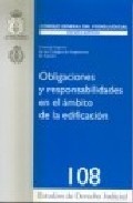 Portada del Libro Obligaciones Y Responsabilidades En El Ambito De La Edificacion 108/20 de Carlos Hernandez Pezzi - 9788496809284