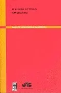 Portada del Libro El Seguro De Título Inmobiliario de Carlos Odriozola Mariscal - 9789685509039