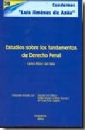 Portada del Libro Estudios Sobre Los Fundamentos De Derecho Penal de Carlos Perez Del Valle - 9788497729819