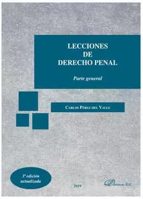 Portada del Libro Lecciones De Derecho Penal. Parte General de Carlos Perez Del Valle - 9788413242743