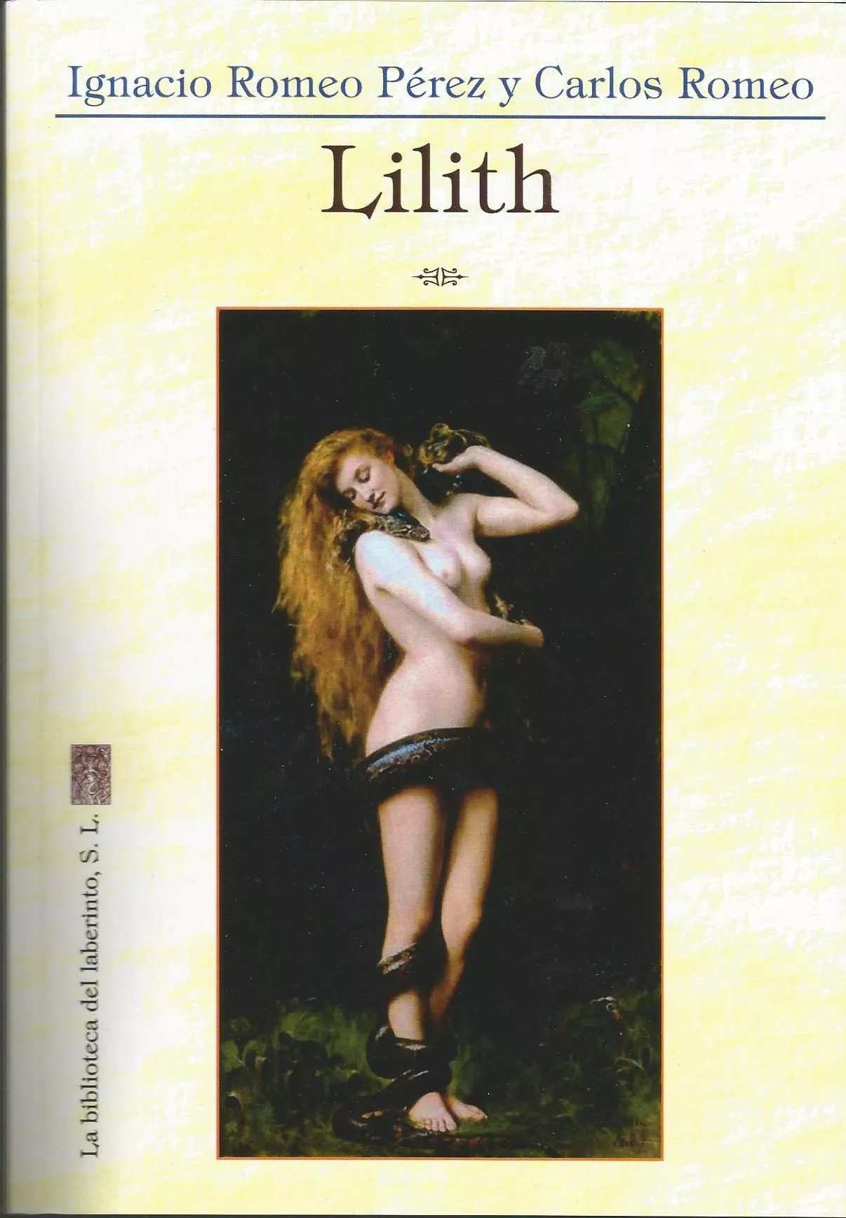 Portada del Libro Lilith de Carlos Romeo - 9788412065534