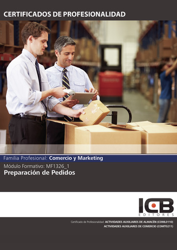 Portada del Libro Mf1326_1: Preparación De Pedidos de Carlos Trujillo Martinez - 9788418023095