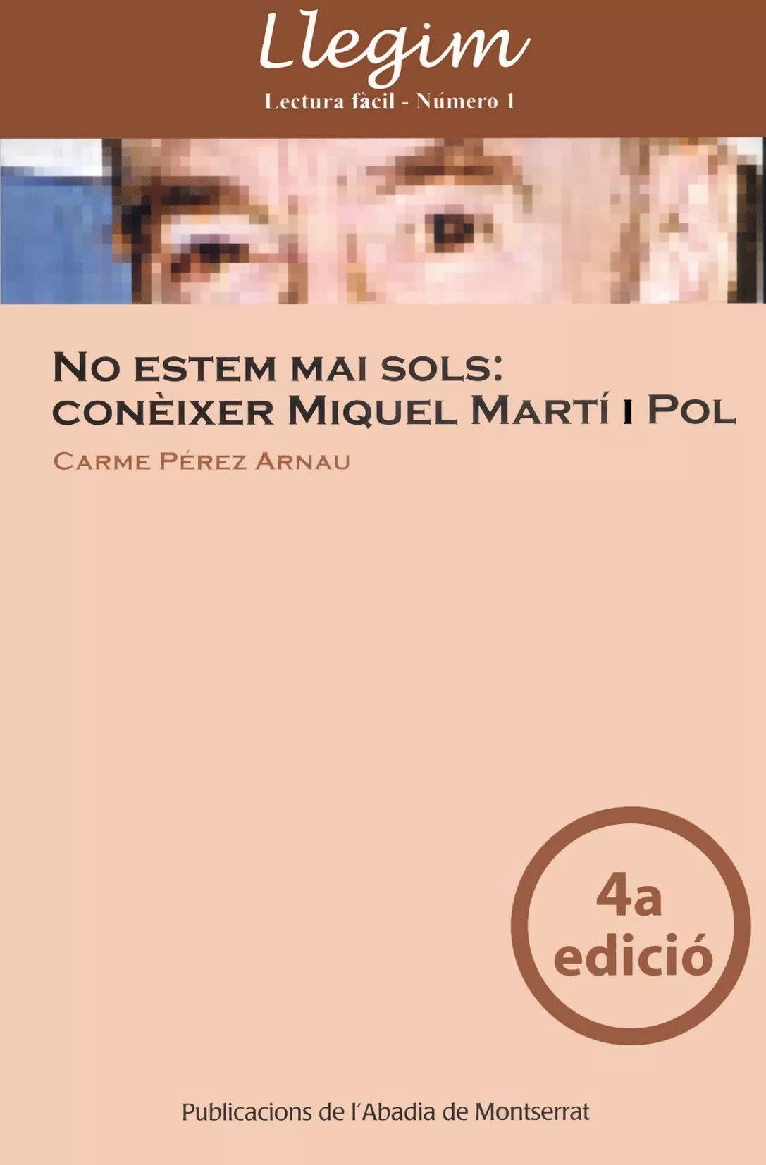 Portada del Libro No Estem Mai Sols: Coneixer Miquel Marti I Pol de Carme Perez - 9788484158271