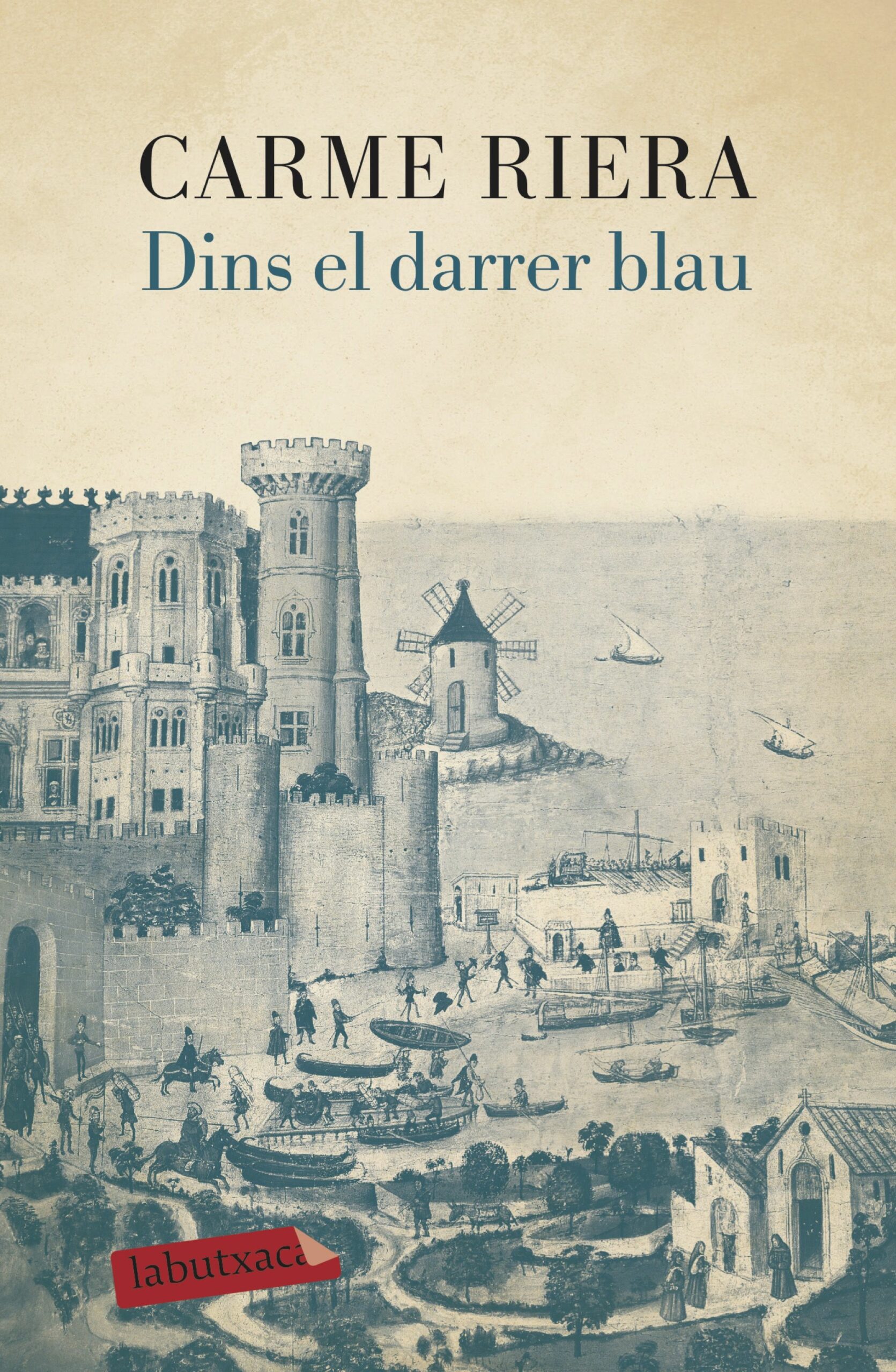 Portada del Libro Dins El Darrer Blau de Carme Riera - 9788417423681