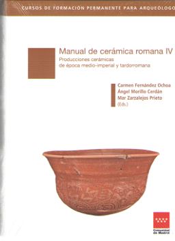 Portada del Libro Manual De Ceramica Romana Iv de Carmen Fernandez Ochoa - 9788445138236