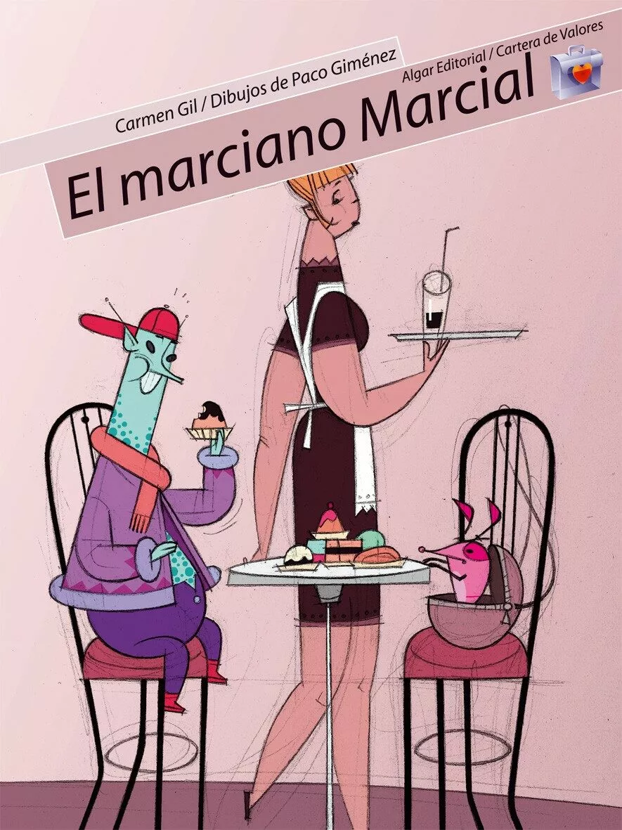 Portada del Libro El Marciano Marcial de Carmen Gil - 9788498450156