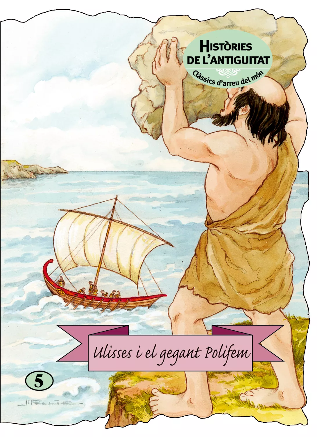 Portada del Libro (Pe) Ulisses I El Gegant Polifem de Carmen Gil - 9788498251494