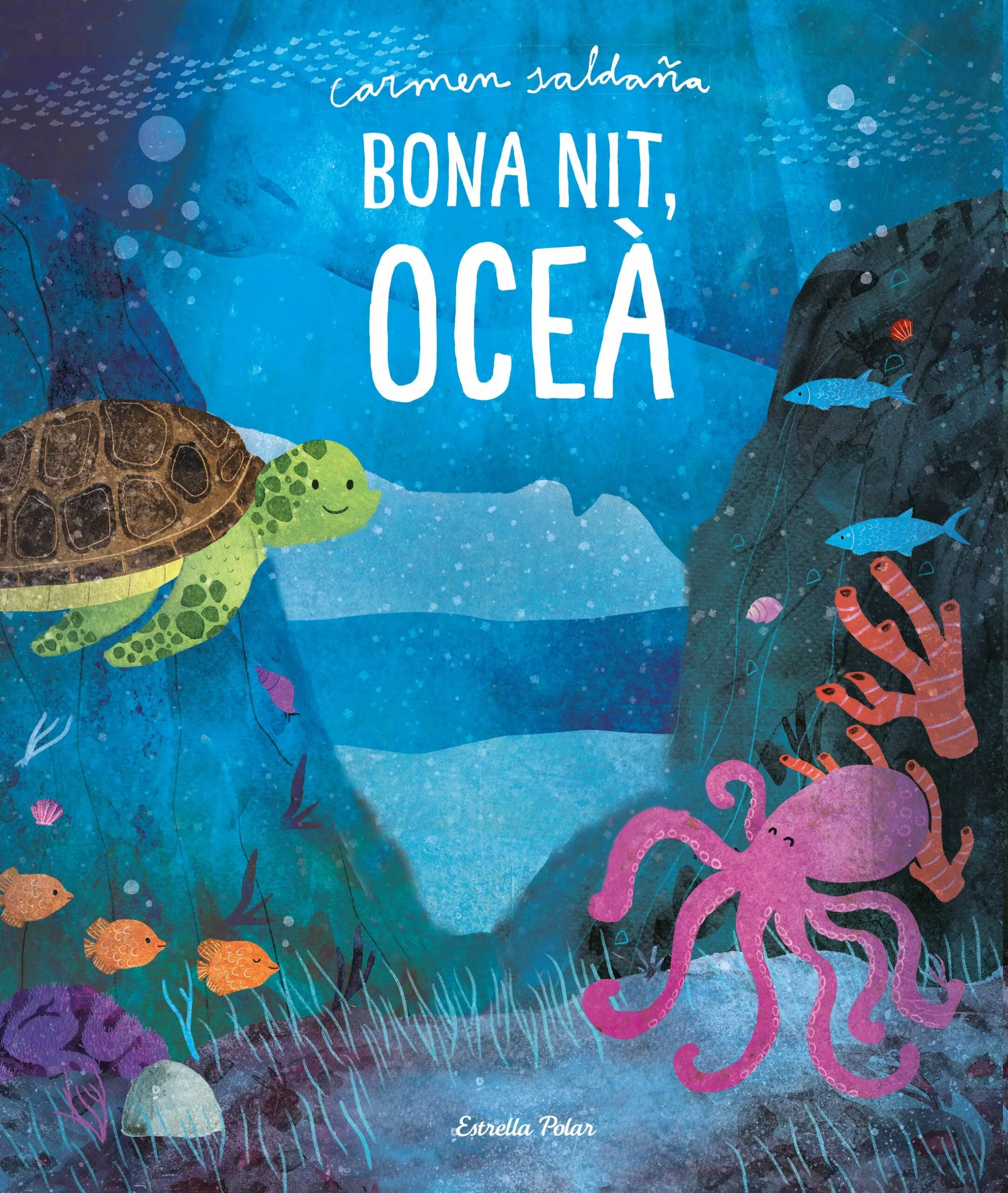 Portada del Libro Bona Nit Oceà de Carmen Saldaña - 9788491379379