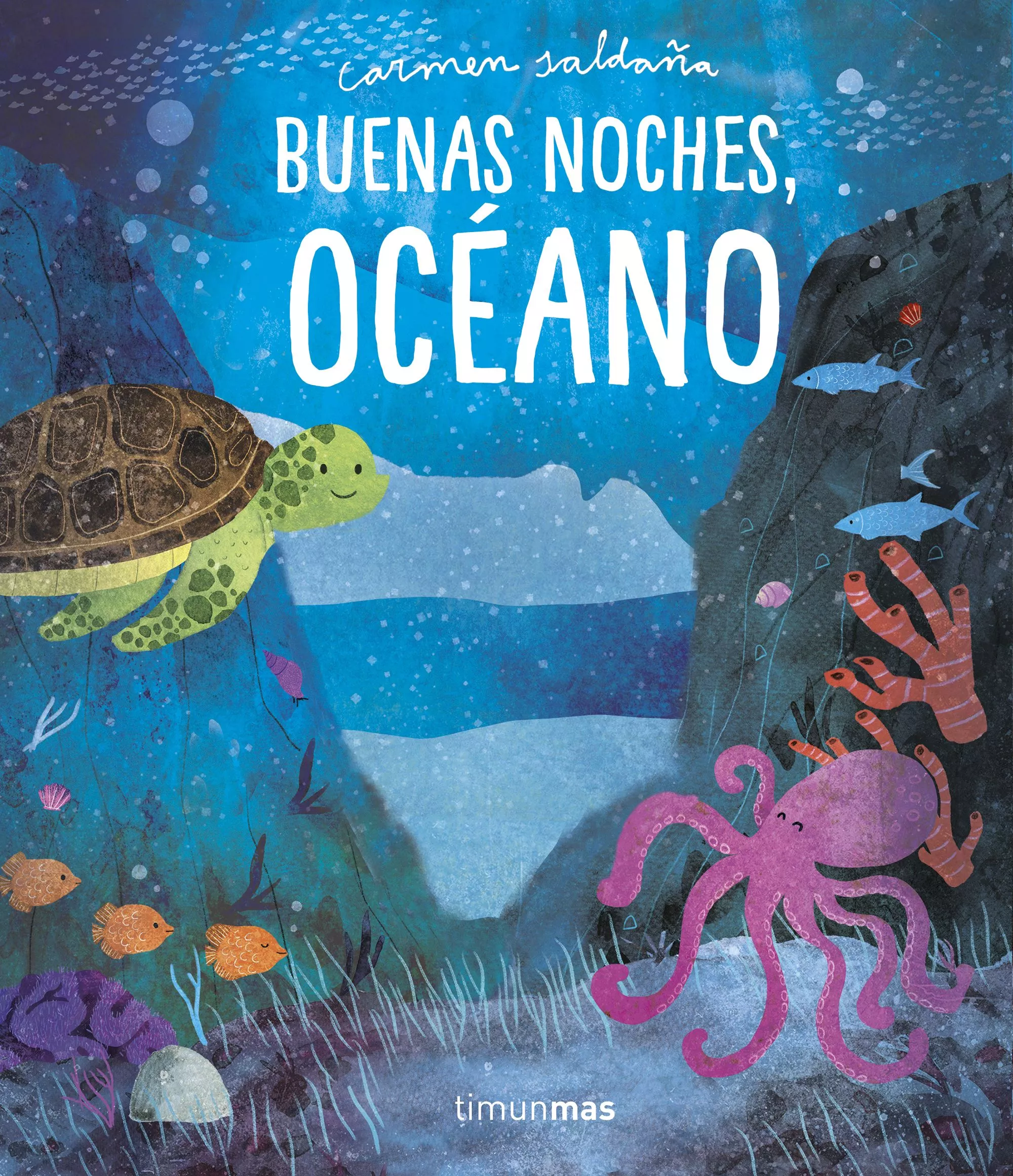 Portada del Libro Buenas Noches Oceano de Carmen Saldaña - 9788408218333