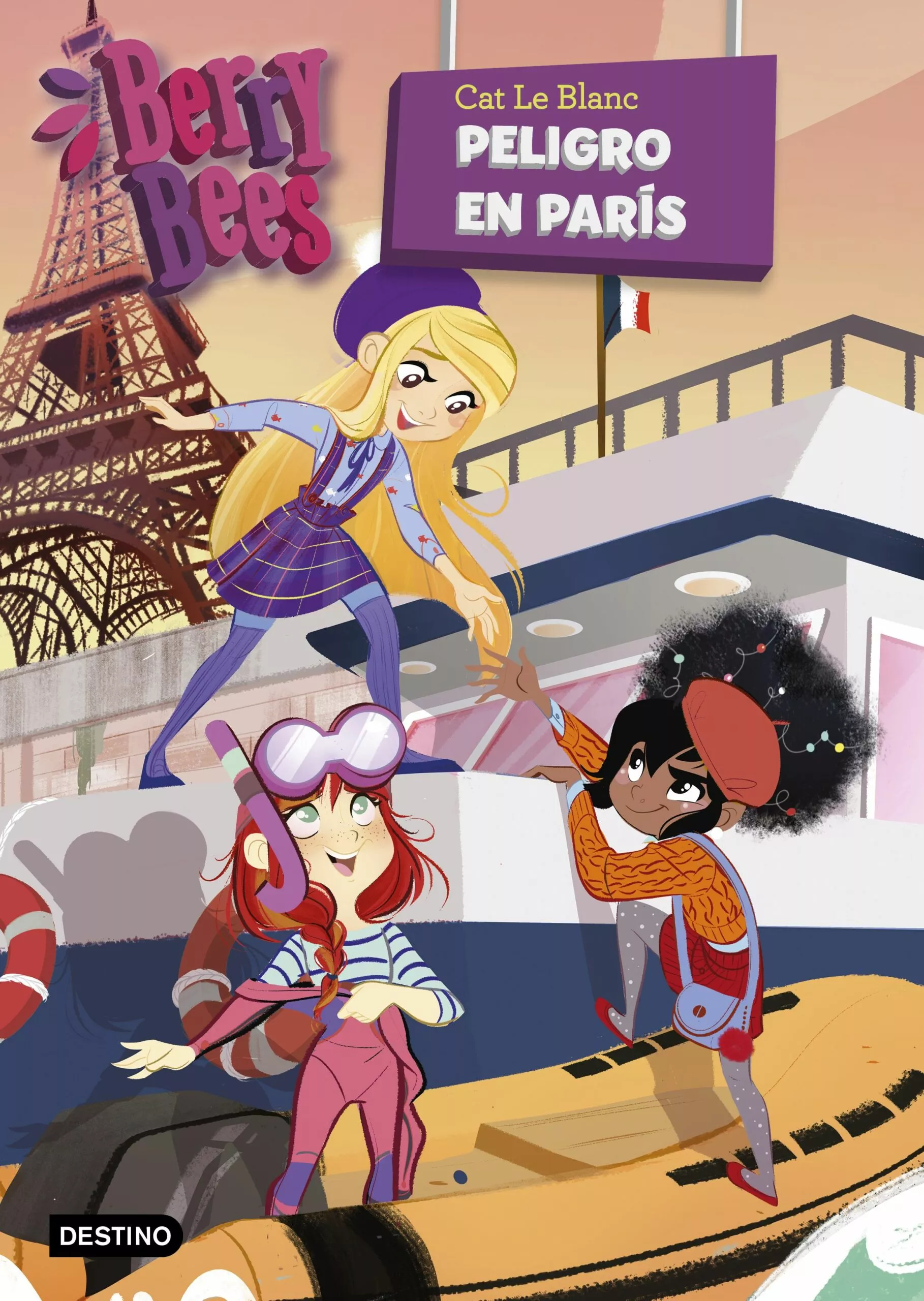Portada del Libro Berry Bees 5 :Peligro En París de Cat Le Blanc - 9788408222309