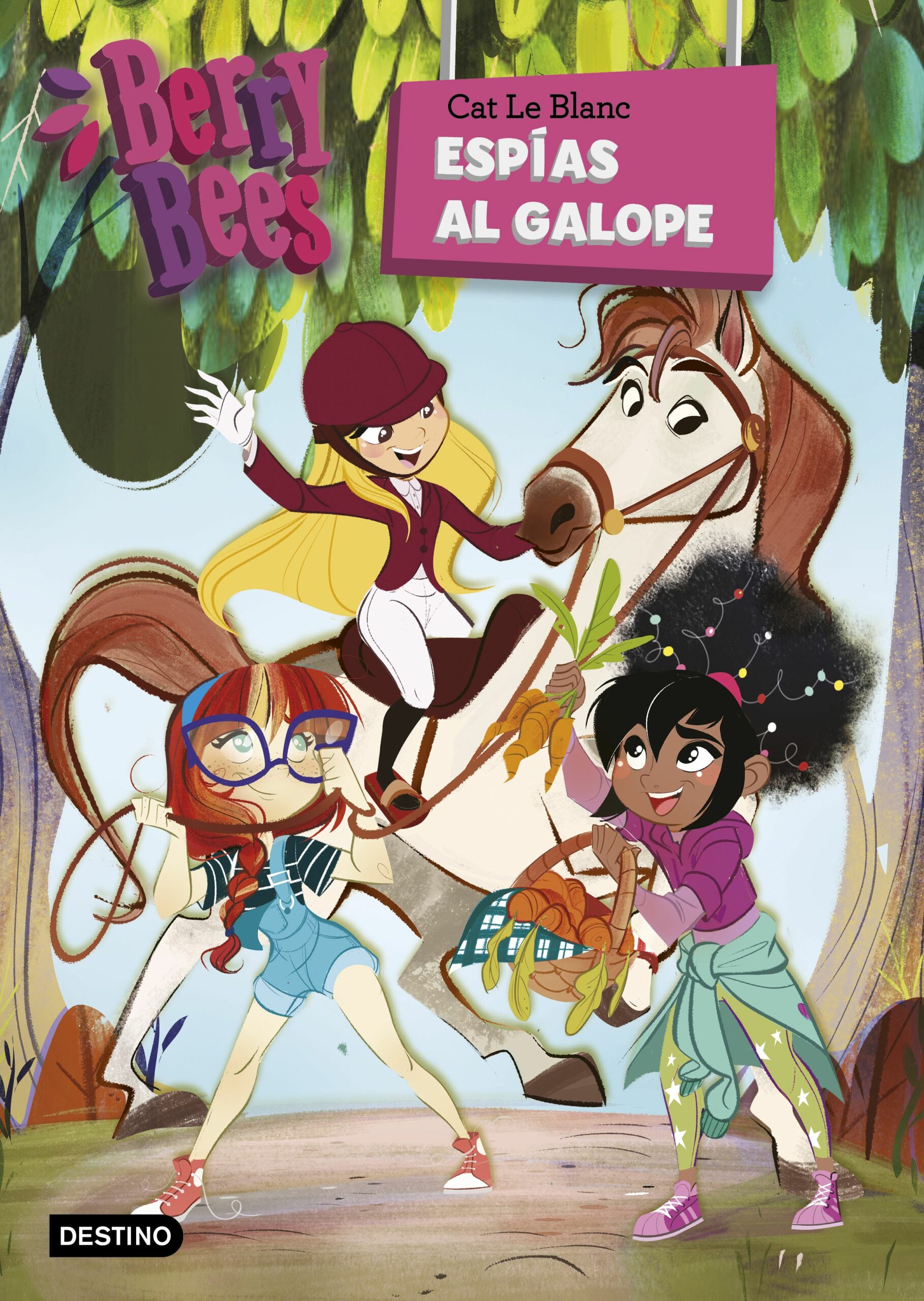 Portada del Libro Berry Bees 6: Espías Al Galope de Cat Le Blanc - 9788408226796