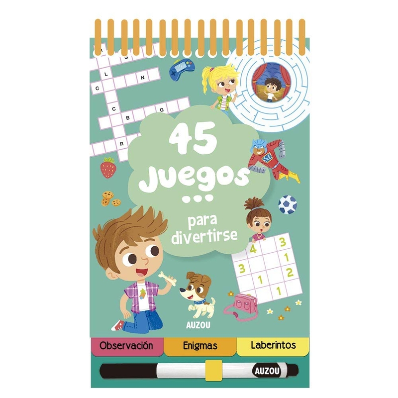 Portada del Libro 45 Juegos Para Divertirse de Celine Potard - 9782733881323