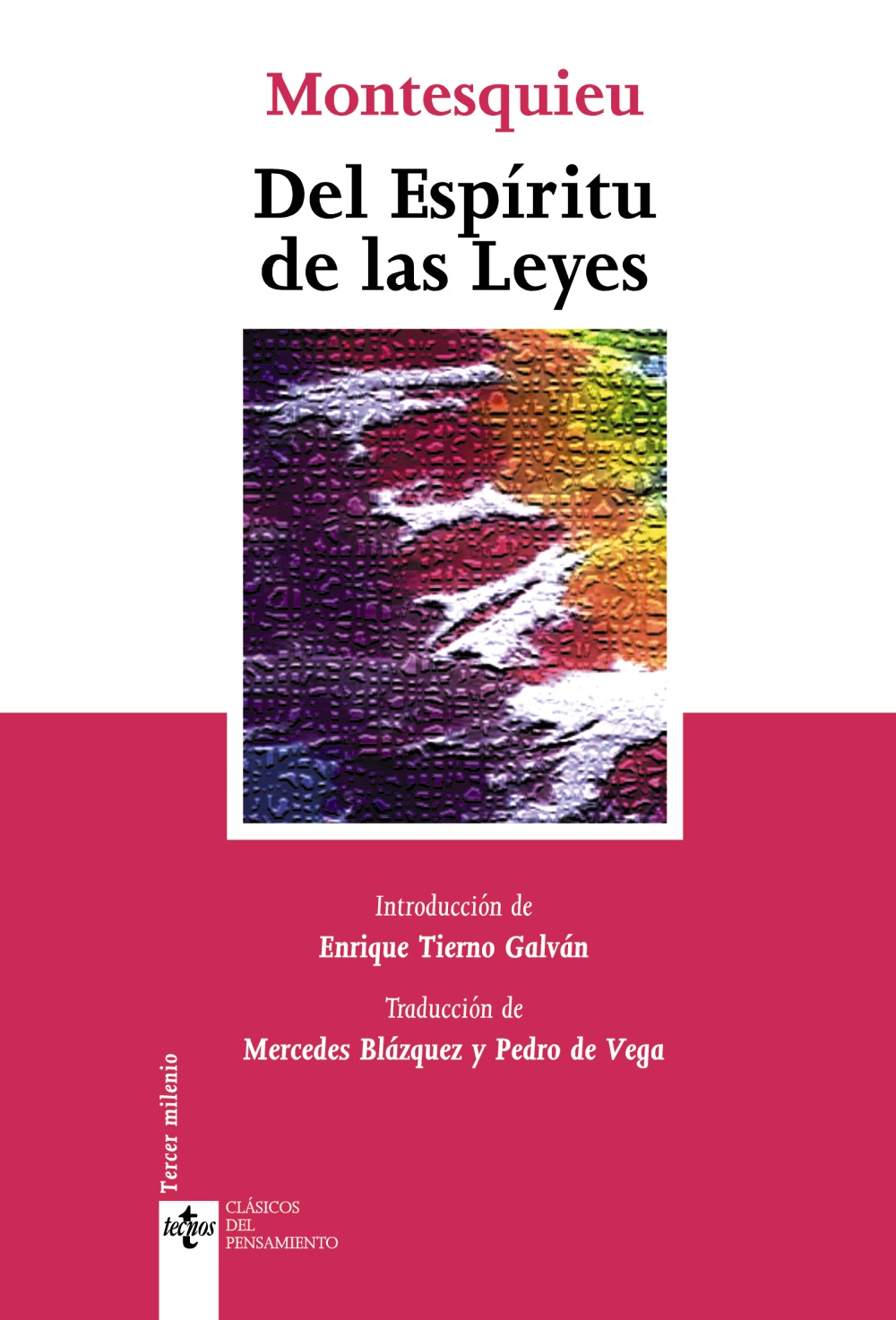 Portada del Libro Del Espiritu De Las Leyes (6ª Ed.) de Charles De Secondat Montesquieu - 9788430945320