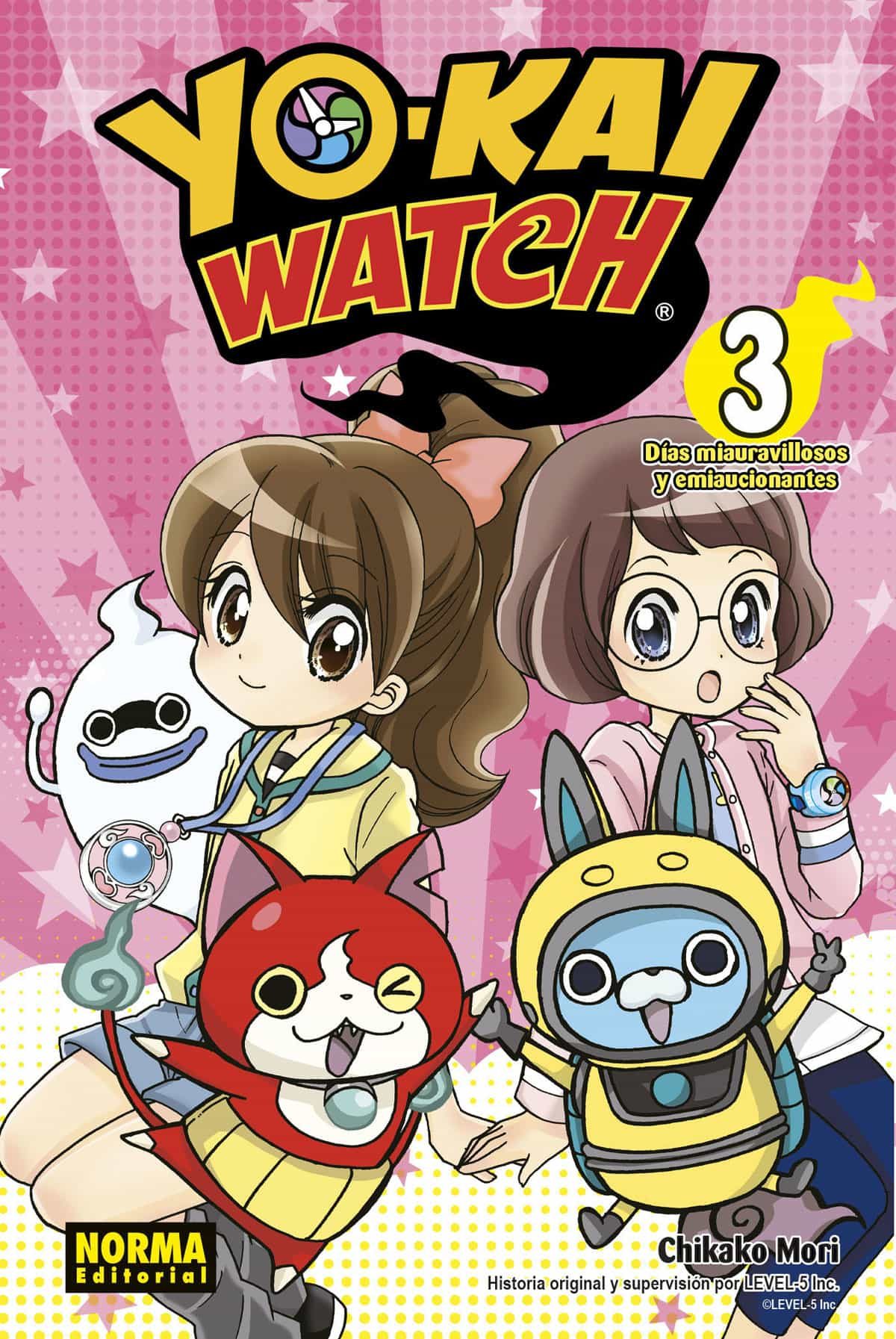 Portada del Libro Yo-Kai Watch: Dias Miauravillosos Y Emiaucionantes 3 de Chikako Mori - 9788467938067