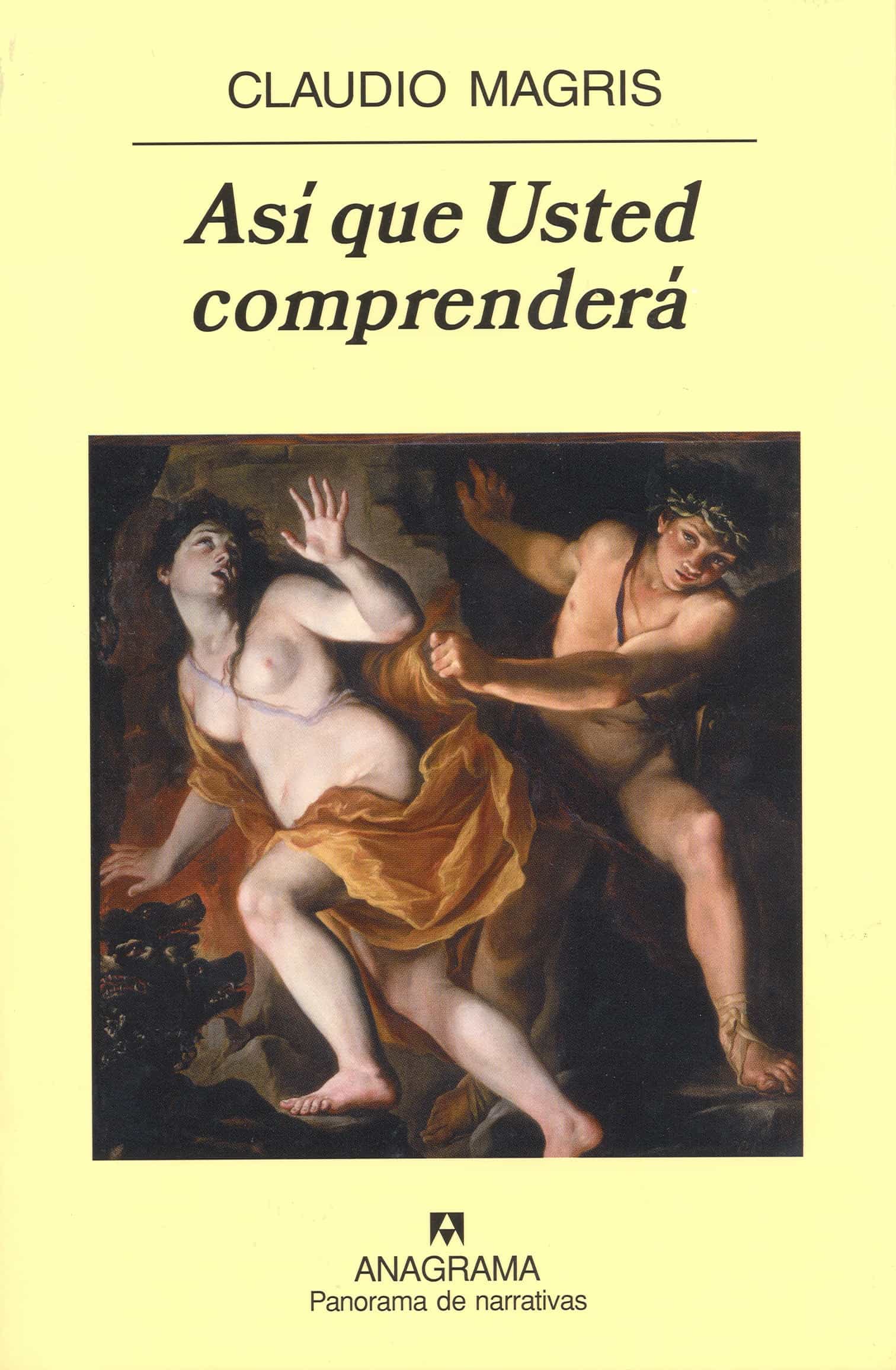 Portada del Libro Asi Que Usted Comprendera de Claudio Magris - 9788433974556