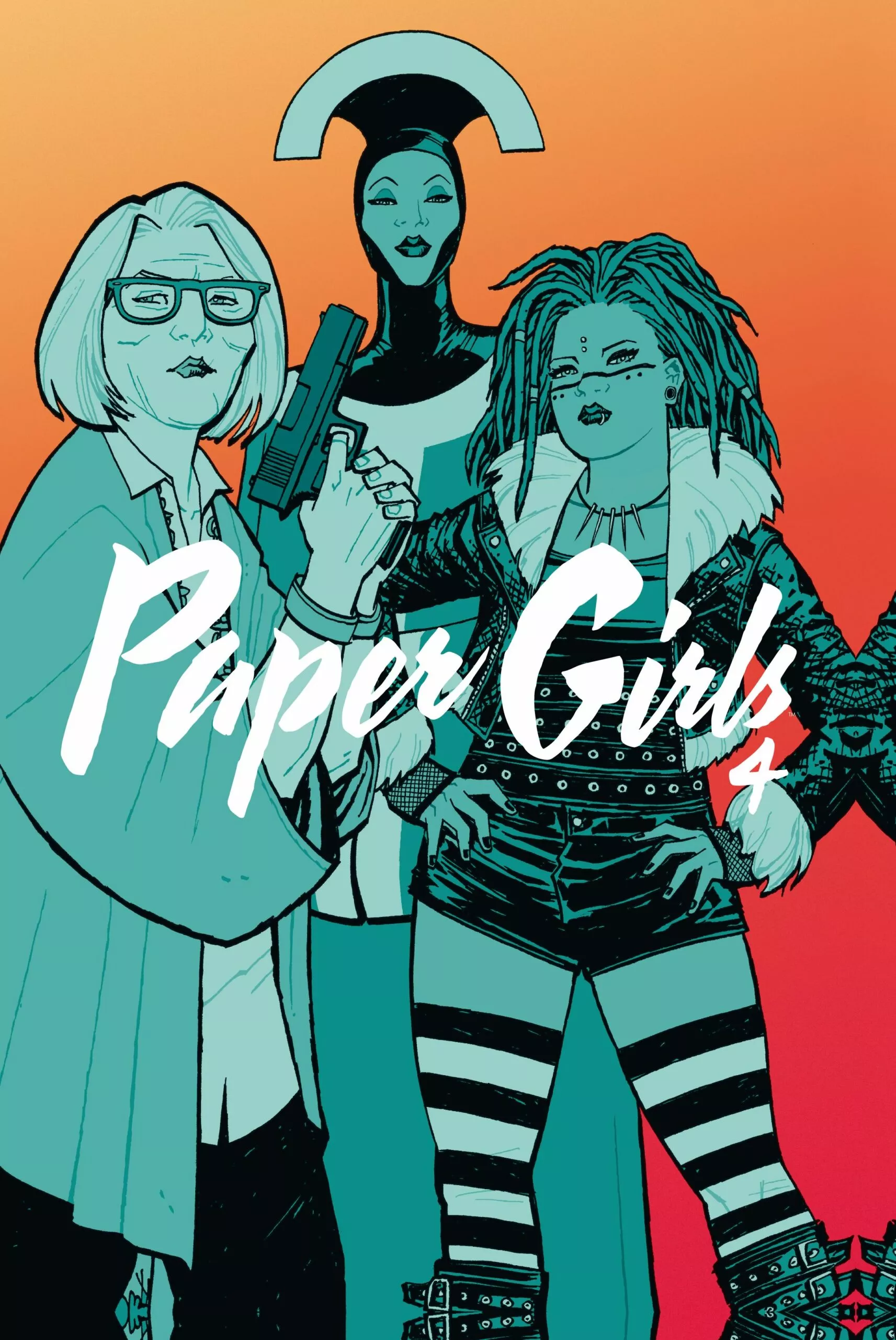 Portada del Libro Paper Girls (Tomo) Nº 04/06 de Cliff Chiang - 9788491735380