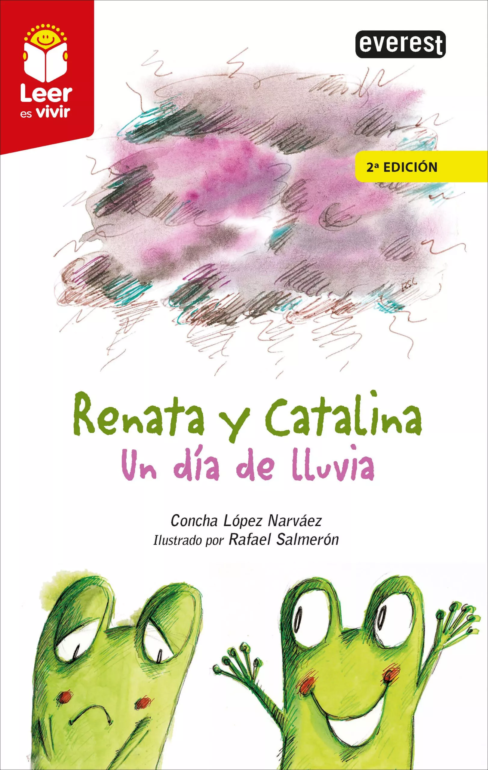 Portada del Libro Renata Y Catalina: Un Dia De Lluvia (2ª Ed.) (Leer Es Vivir) de Concepcion Lopez Narvaez - 9788428343497