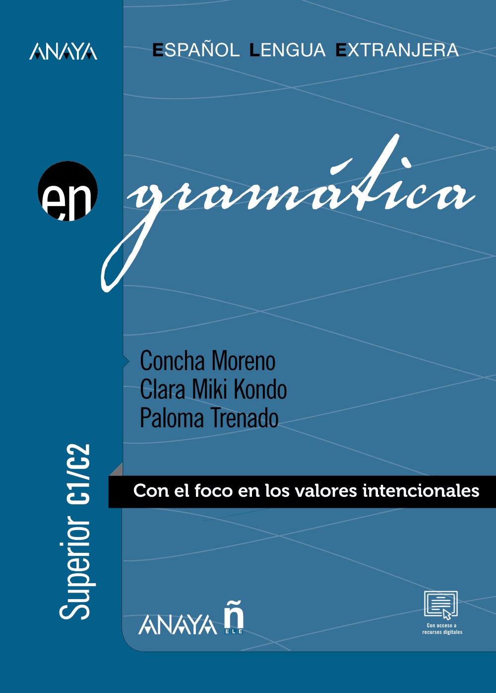 Portada del Libro Anaya Ele En Gramatica C1/C2 de Concepcion Moreno Garcia - 9788469873304