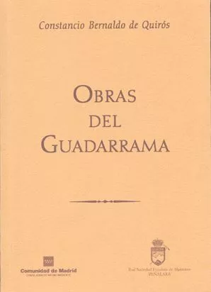 Portada del Libro Obras De Guadarrama de Constancio Bernaldo De Quiros - 9788445125144