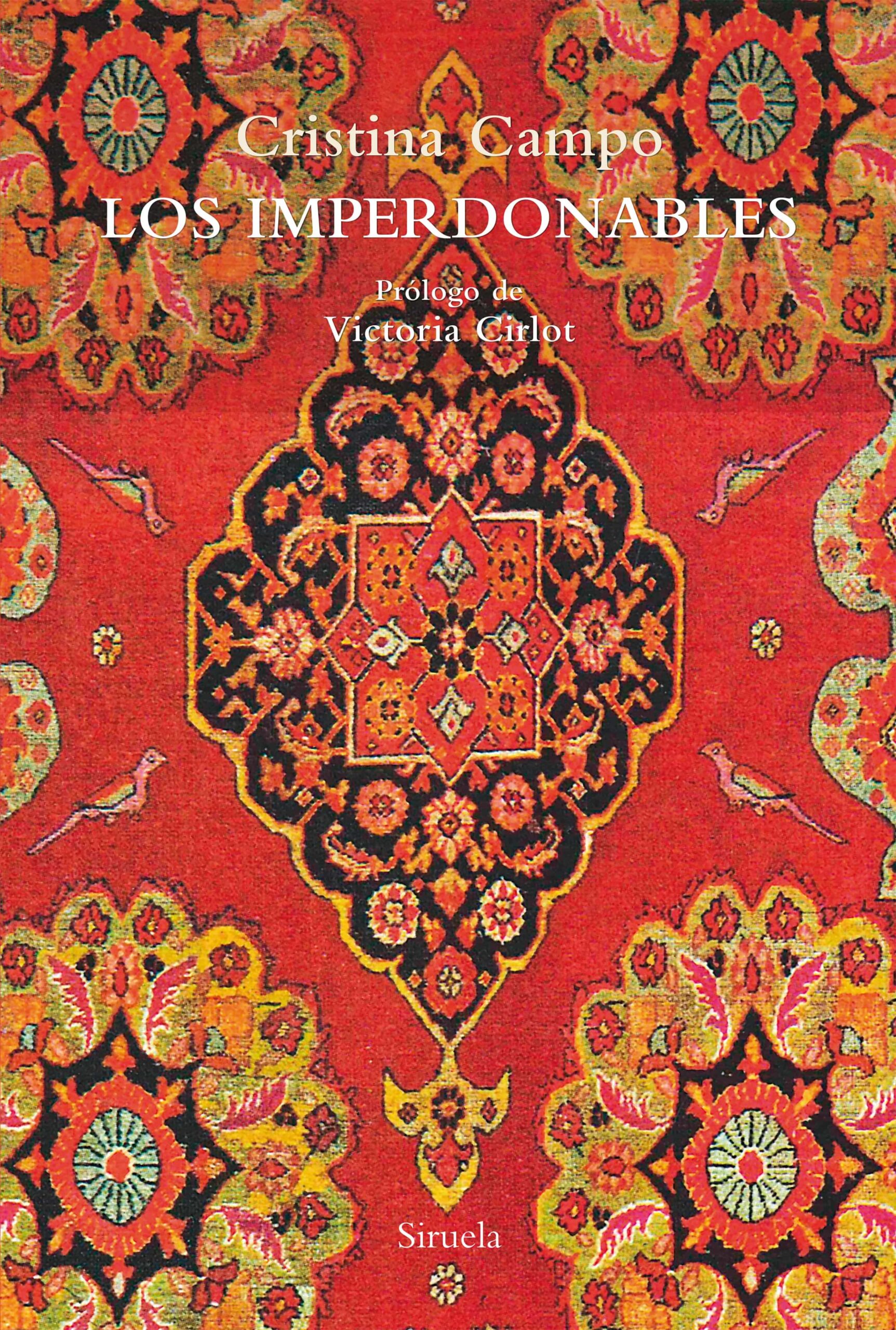 Portada del Libro Los Imperdonables de Cristina Campo - 9788417996710
