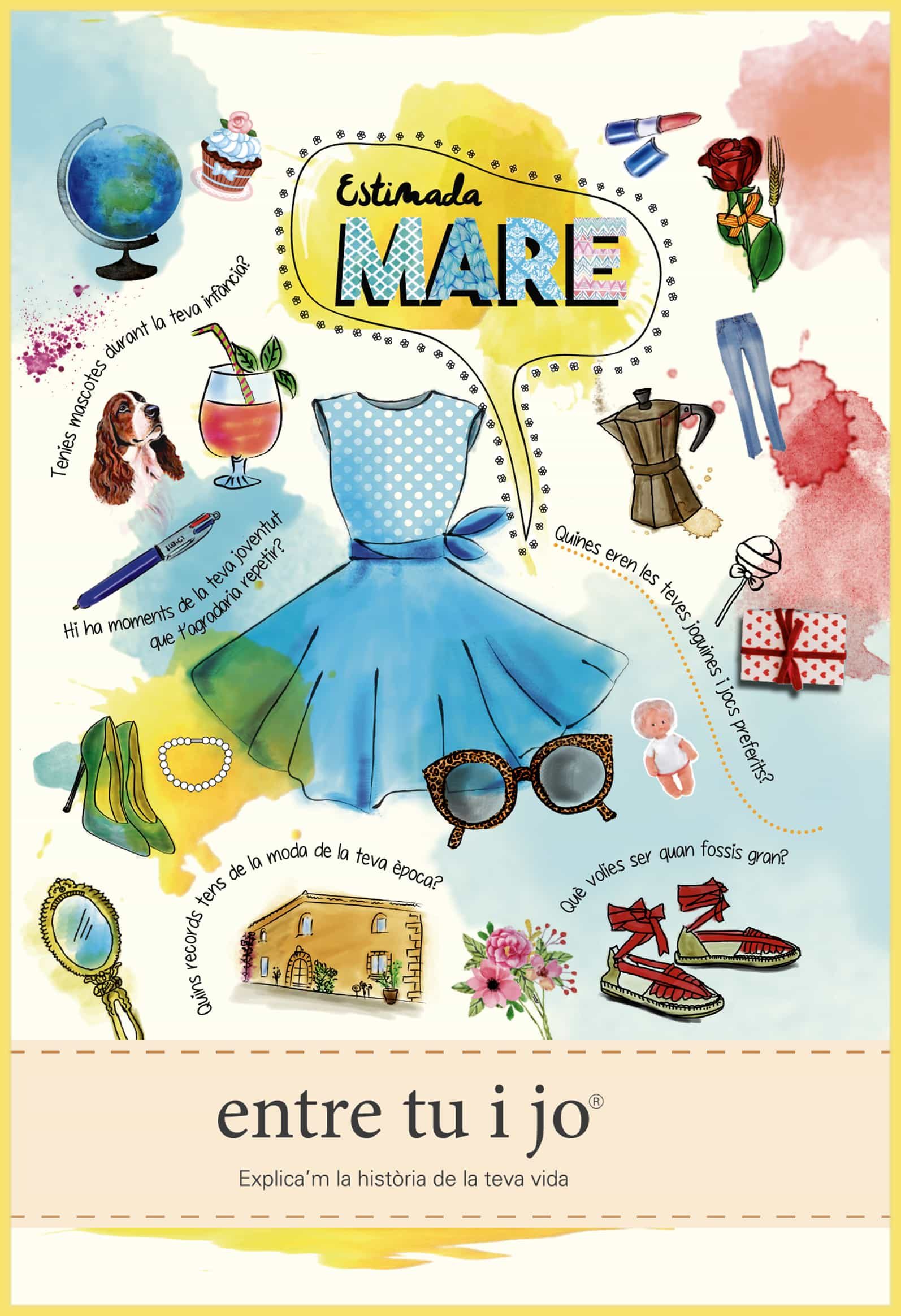 Portada del Libro Estimada Mare - Entre Tu I Jo de Cuentame Tu Vida - 9788494625176