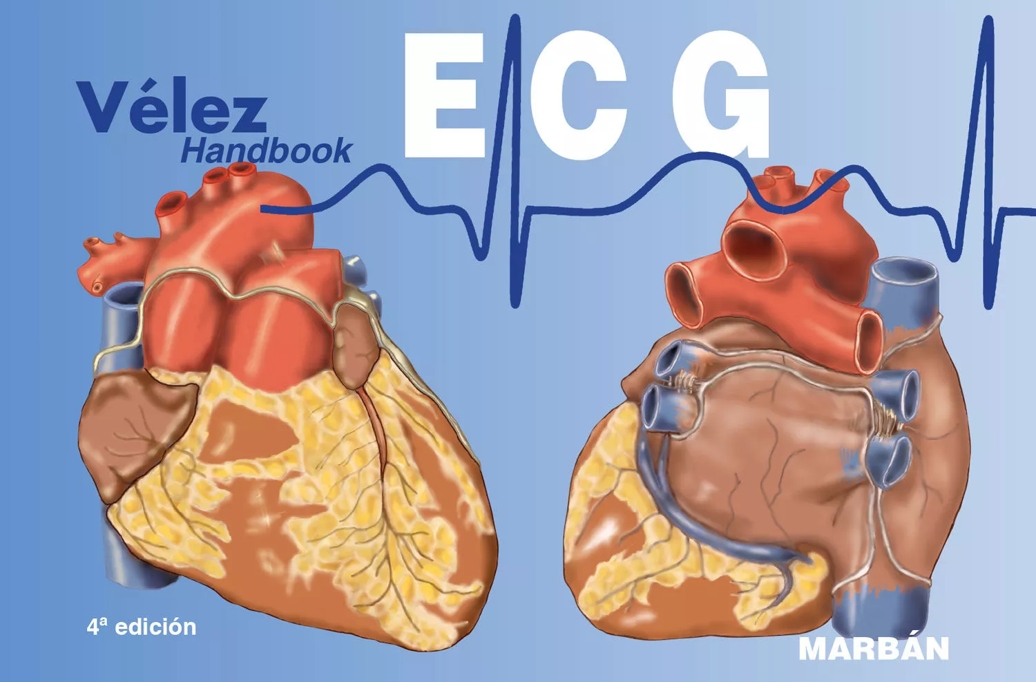 Portada del Libro Vélez Ecg Handbooka: Electrocardiologia (4ªed) de D. Velez Rodriguez - 9788417184988