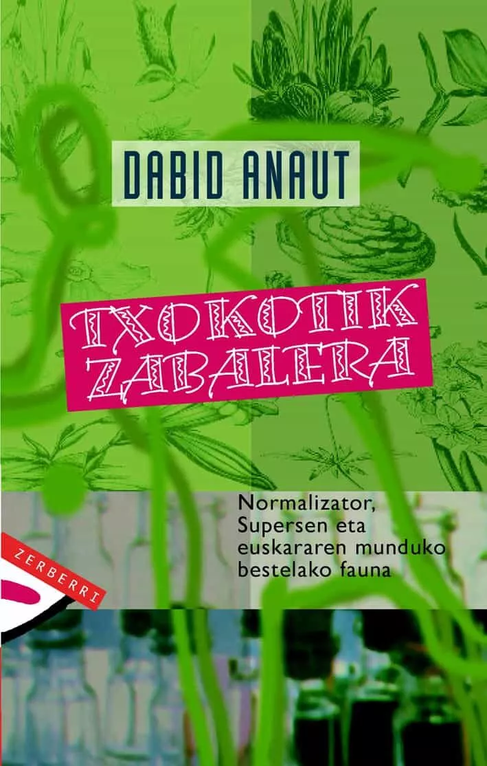 Portada del Libro Txokotik Zabalera. Normalizator Supersen Eta Euskararen Munduko Bestel de Dabid Anaut - 9788496643277