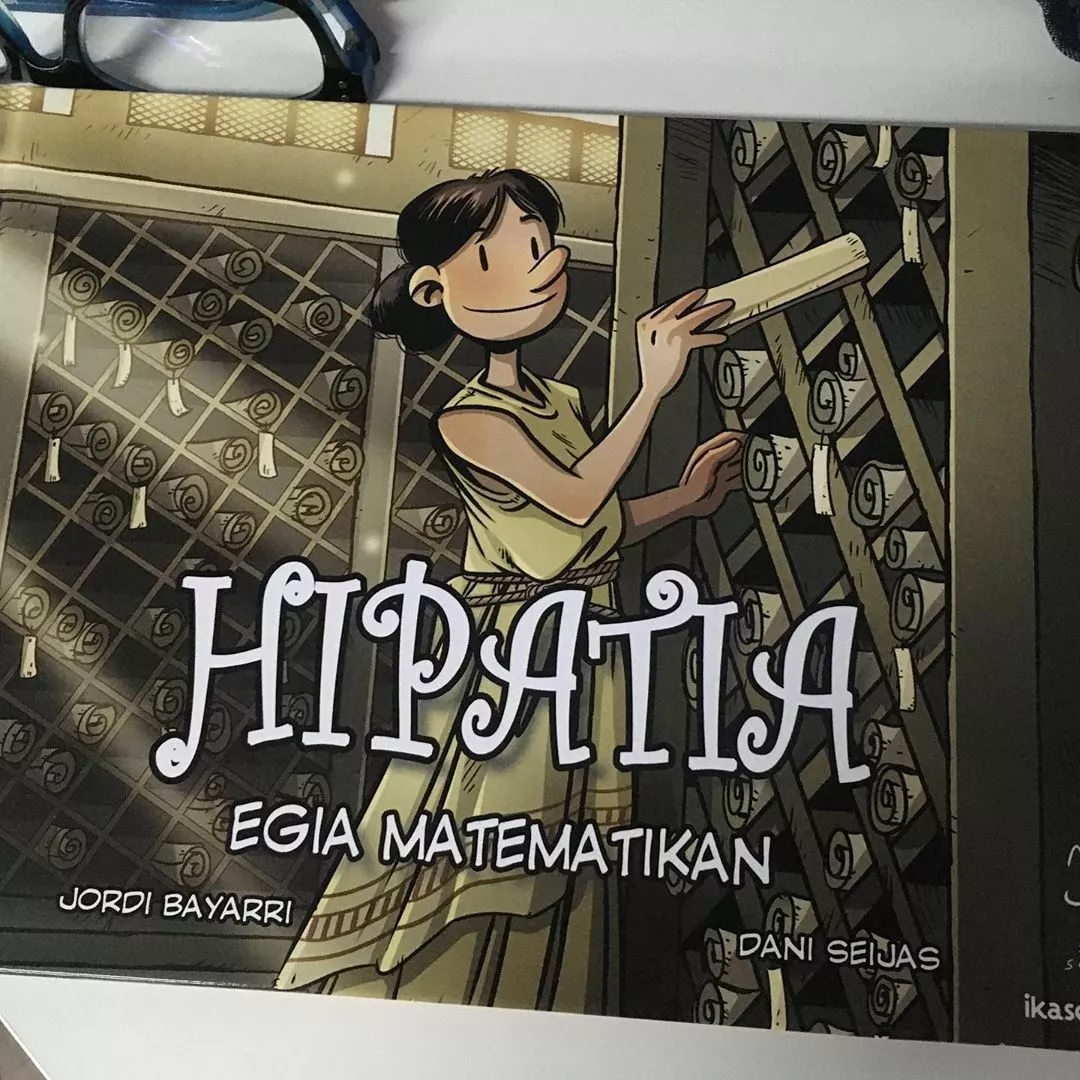 Portada del Libro Hipatia: Egia Matematikan de Dani Seijas - 9788417538422