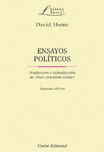 Portada del Libro Ensayos Politicos (2ª Ed.) de David Hume - 9788472094109
