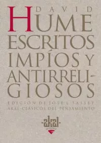 Portada del Libro Escritos Impios Y Antirreligiosos de David Hume - 9788446011255