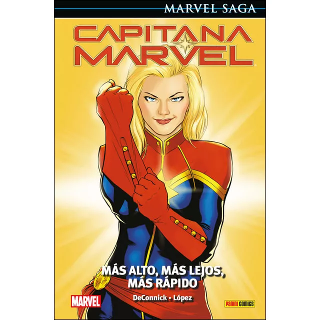 Portada del Libro Capitana Marvel 4 Mas Alto Mas Lejos Mas Rapido de David Lopez - 9788413341798