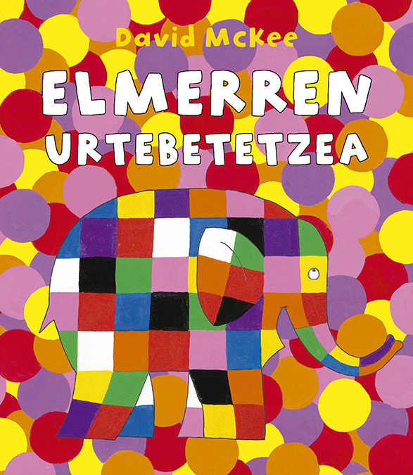 Portada del Libro Elmerren Urtebetetzea de David Mckee - 9788491095910