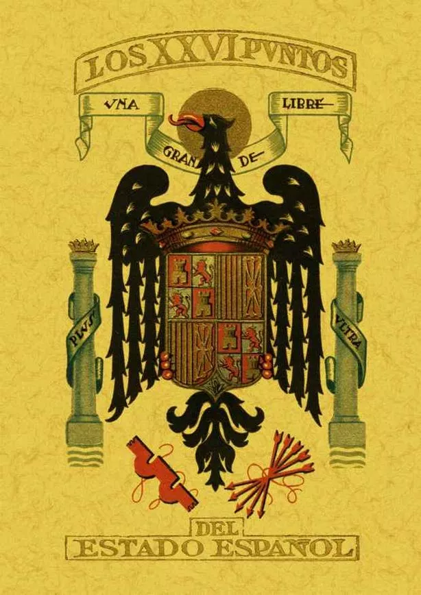Portada del Libro Los Veintiseis Puntos Del Estado Español de De Las J.O.N.S - 9788497611664