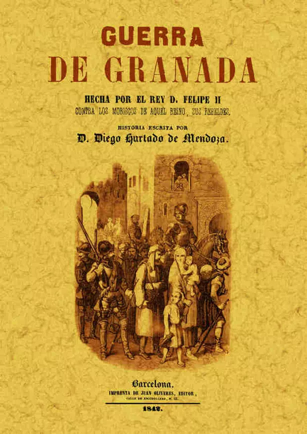 Portada del Libro Guerra De Granada (Facsimil) de Diego Hurtado De Mendoza - 9788497611572