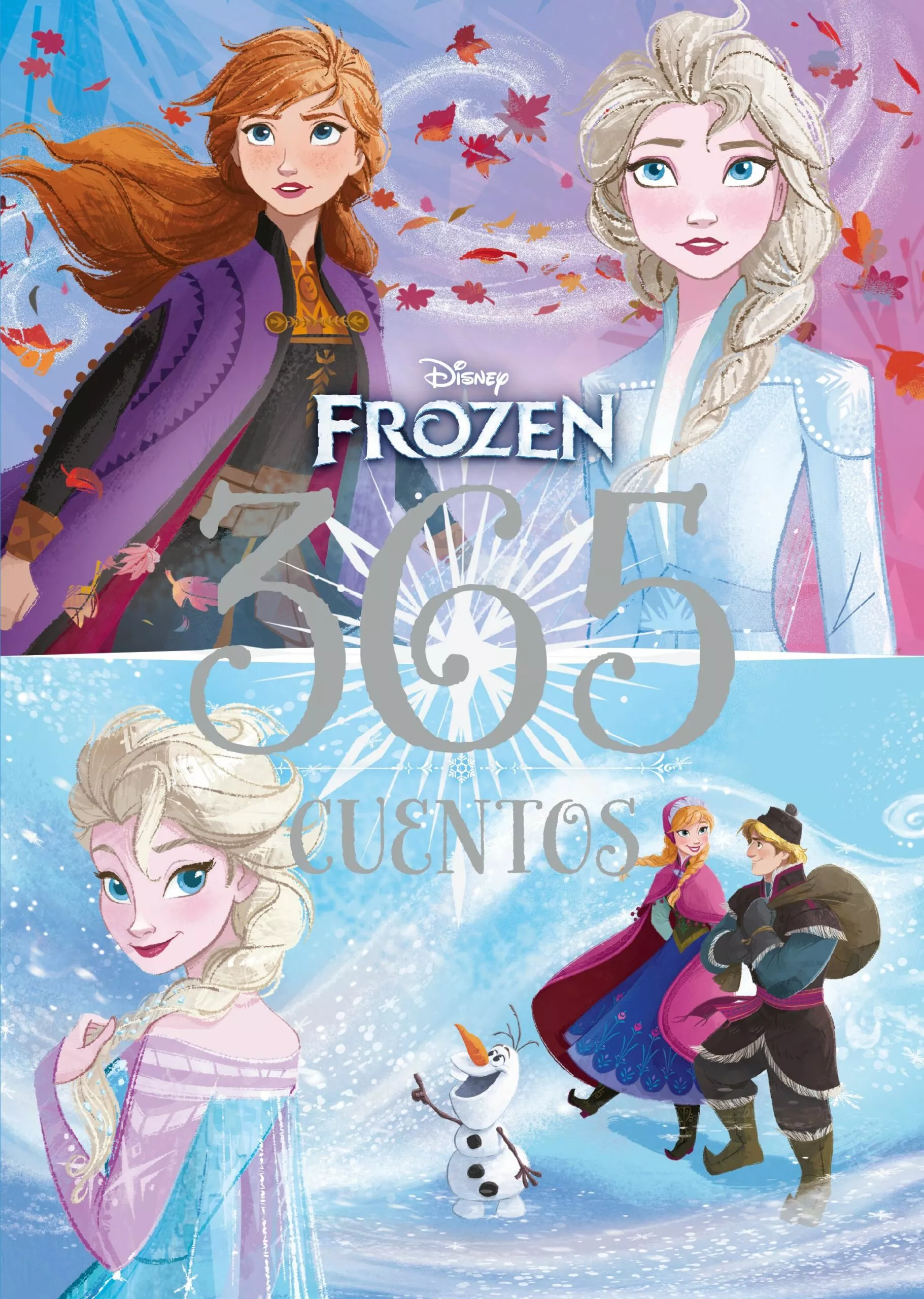 Portada del Libro 365 Cuentos Frozen de Disney - 9788499519395