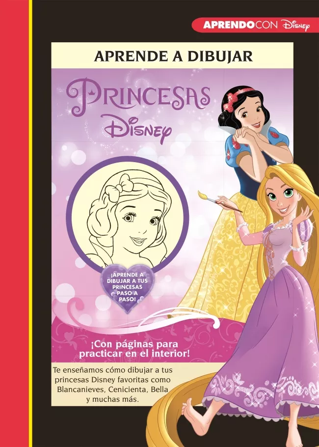 Portada del Libro Aprende A Dibujar Las Princesas Disney de Disney - 9788417630614