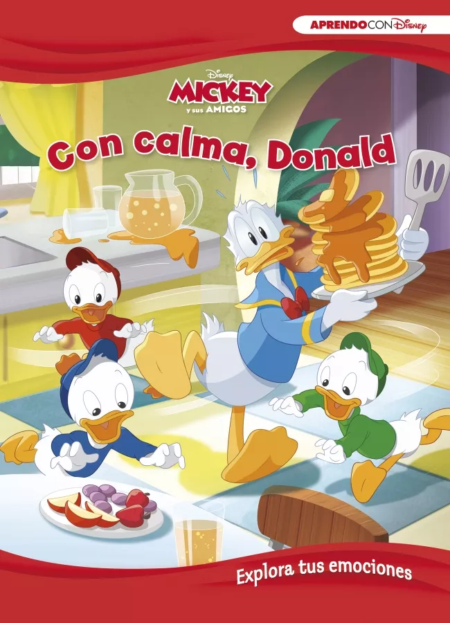Portada del Libro Con Calma Donald (Explora Tus Emociones) de Disney - 9788417630485