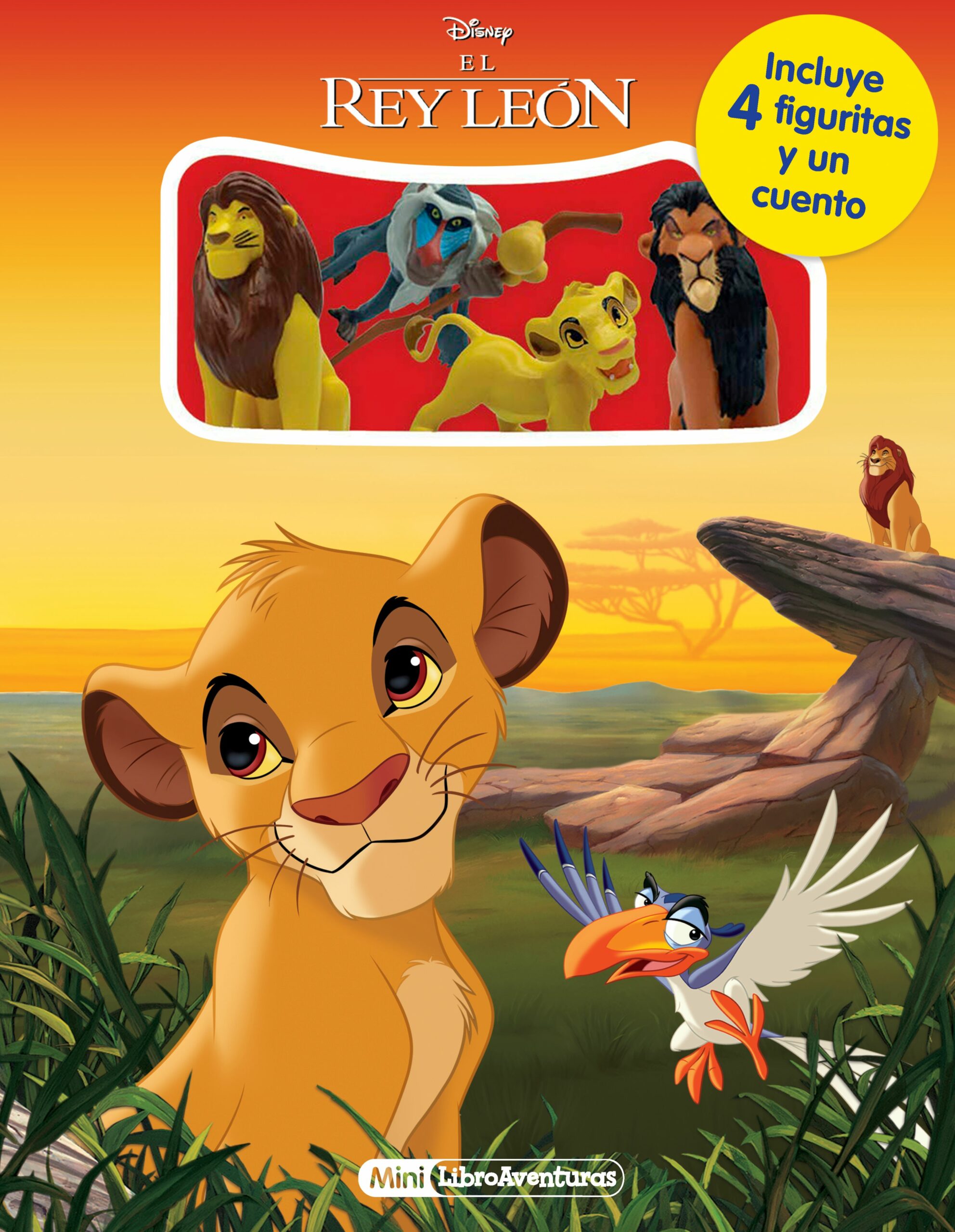 Portada del Libro El Rey Leon. Mini-Libroaventuras de Disney - 9788499519548
