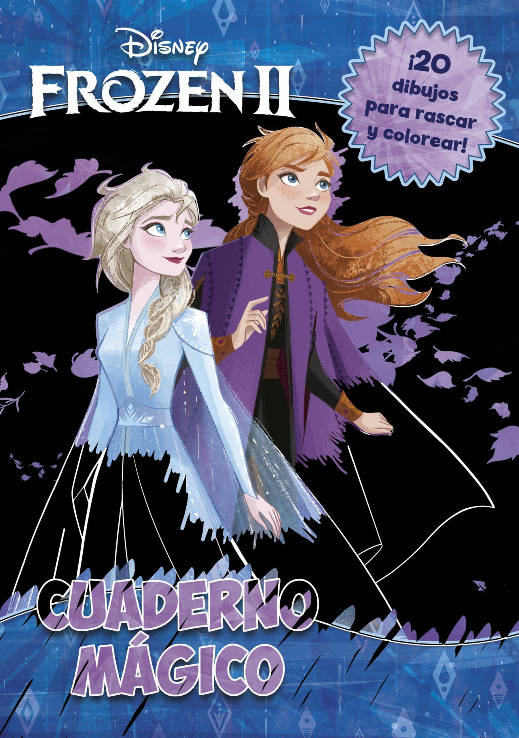 Portada del Libro Frozen 2. Cuaderno Magico: 20 Dibujos Para Rascar Y Colorear de Disney - 9788417062019