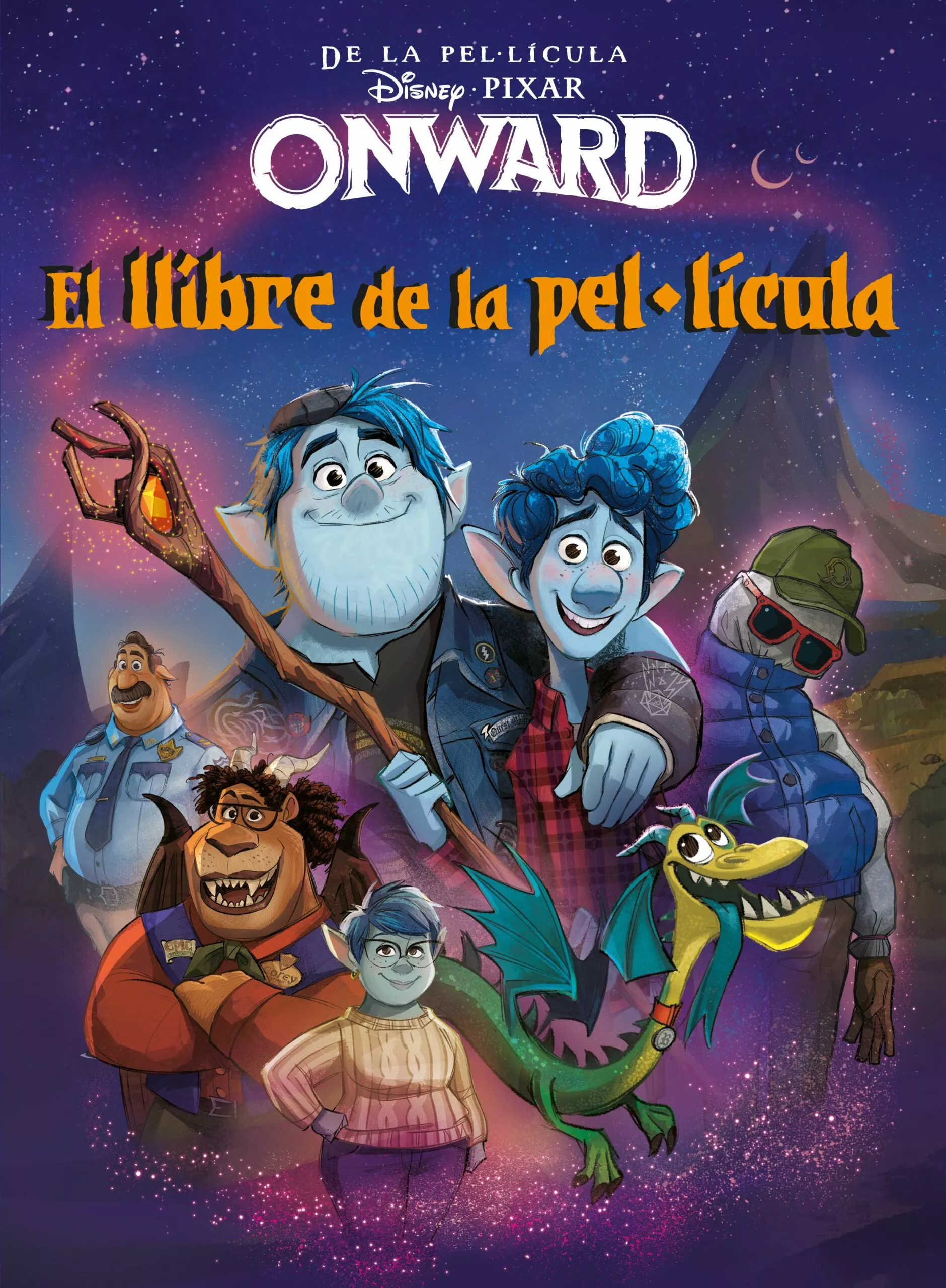 Portada del Libro Onward. El Llibre De La Película de Disney - 9788418134005