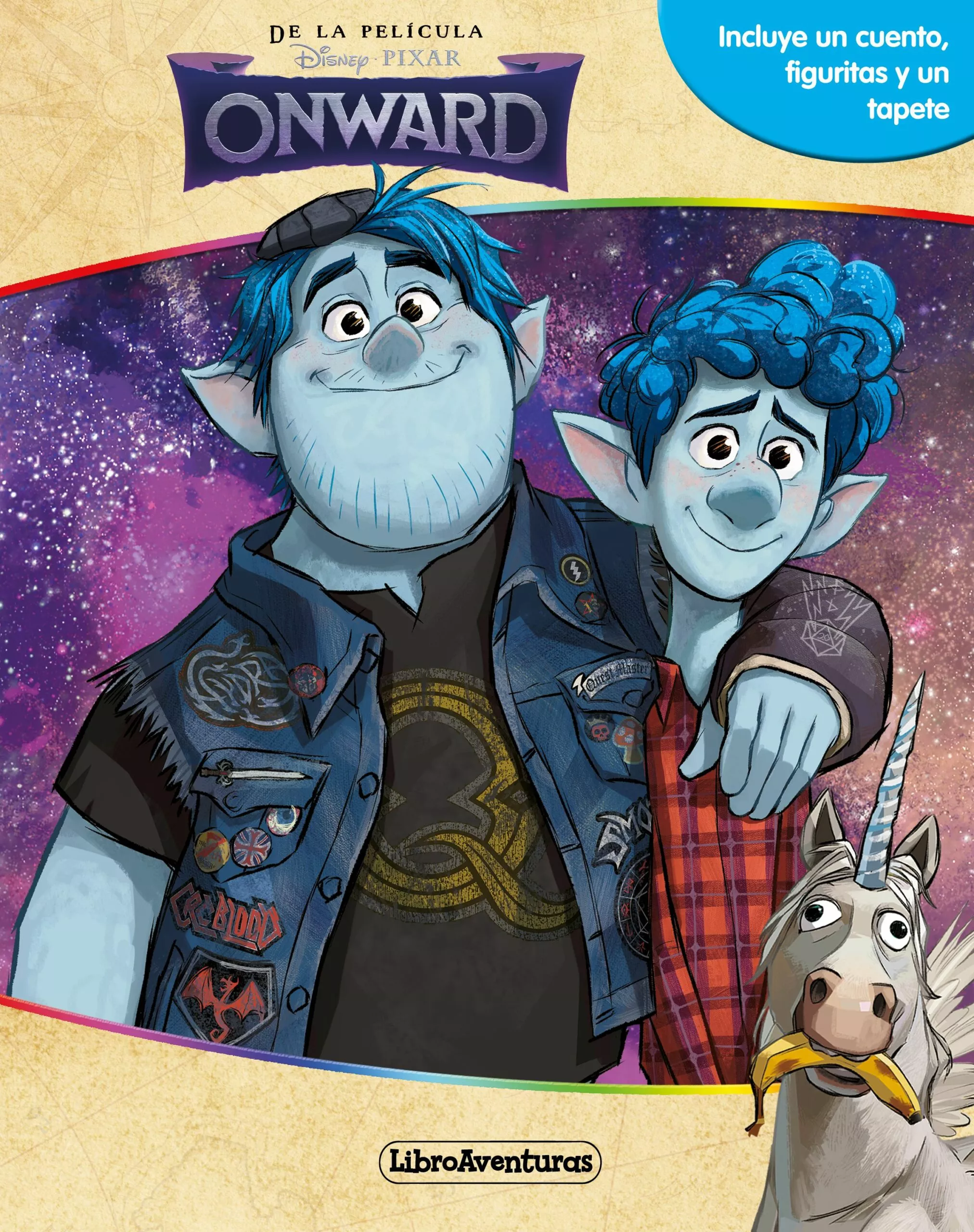 Portada del Libro Onward. Libroaventuras de Disney - 9788499519487