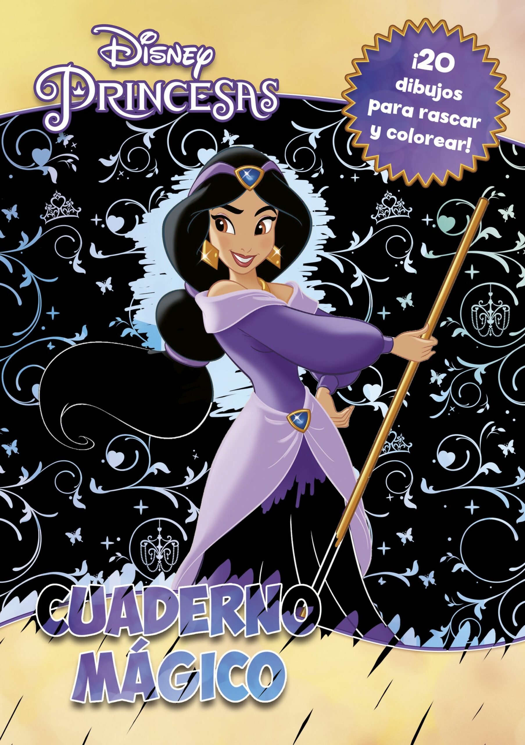 Portada del Libro Princesas. Cuaderno Magico: 20 Dibujos Para Rascar Y Colorear de Disney - 9788417062002