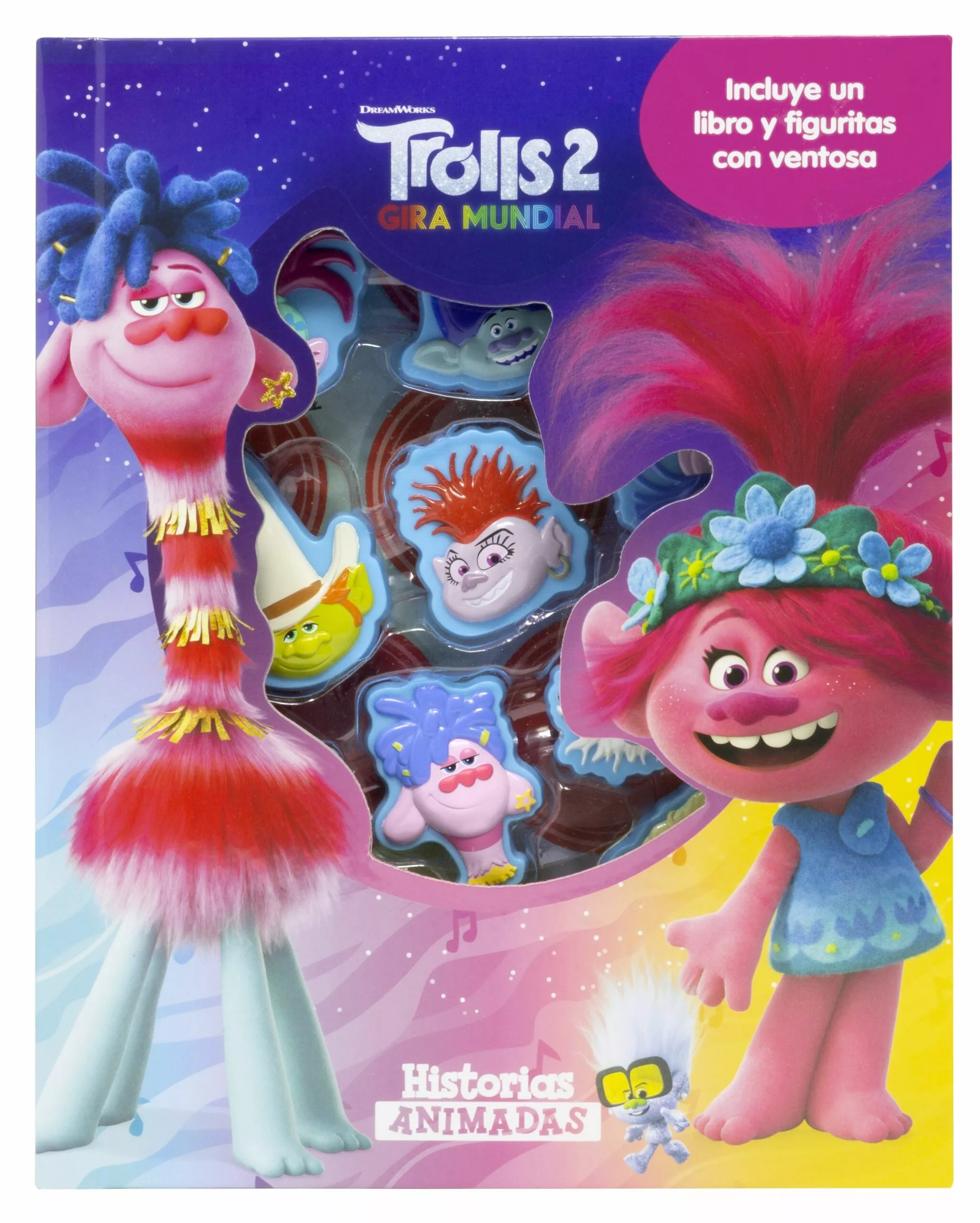 Portada del Libro Trolls 2. Historias Animadas de Dreamworks - 9788408218180