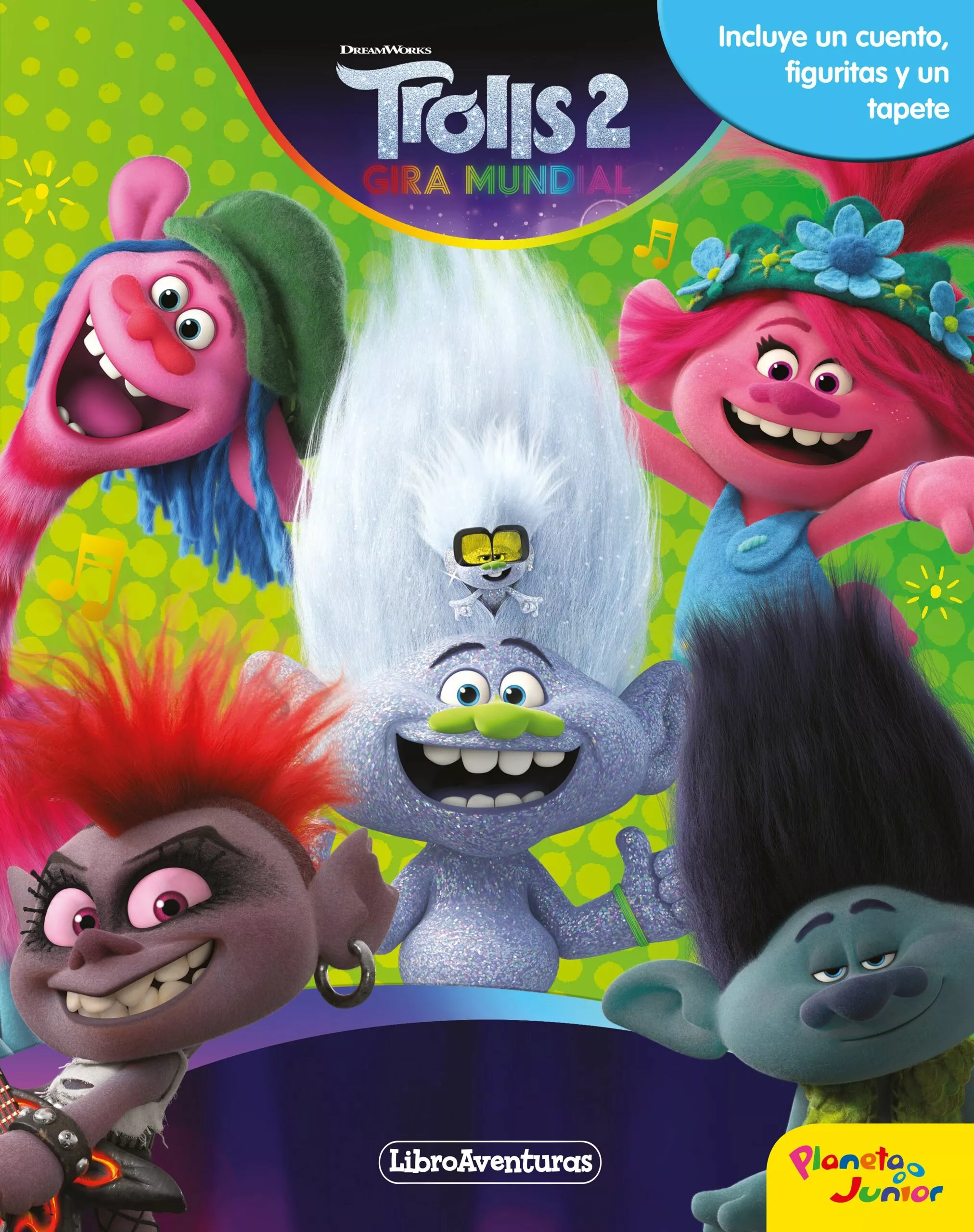 Portada del Libro Trolls 2. Libroaventuras de Dreamworks - 9788408218173