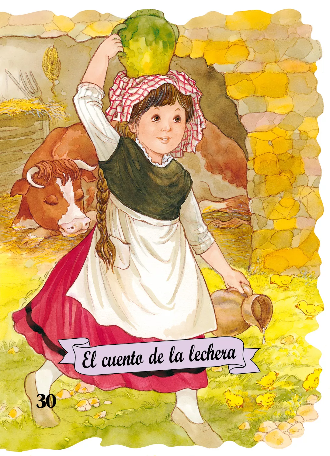 Portada del Libro El Cuento De La Lechera (Troquelados Clasicos) de E. (Adapt.) Capellades - 9788478646760