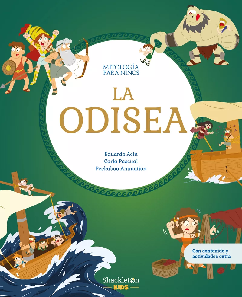 Portada del Libro La Odisea (Mitologia Para Niños) de Eduardo Acin Dal Maschio - 9788417822859