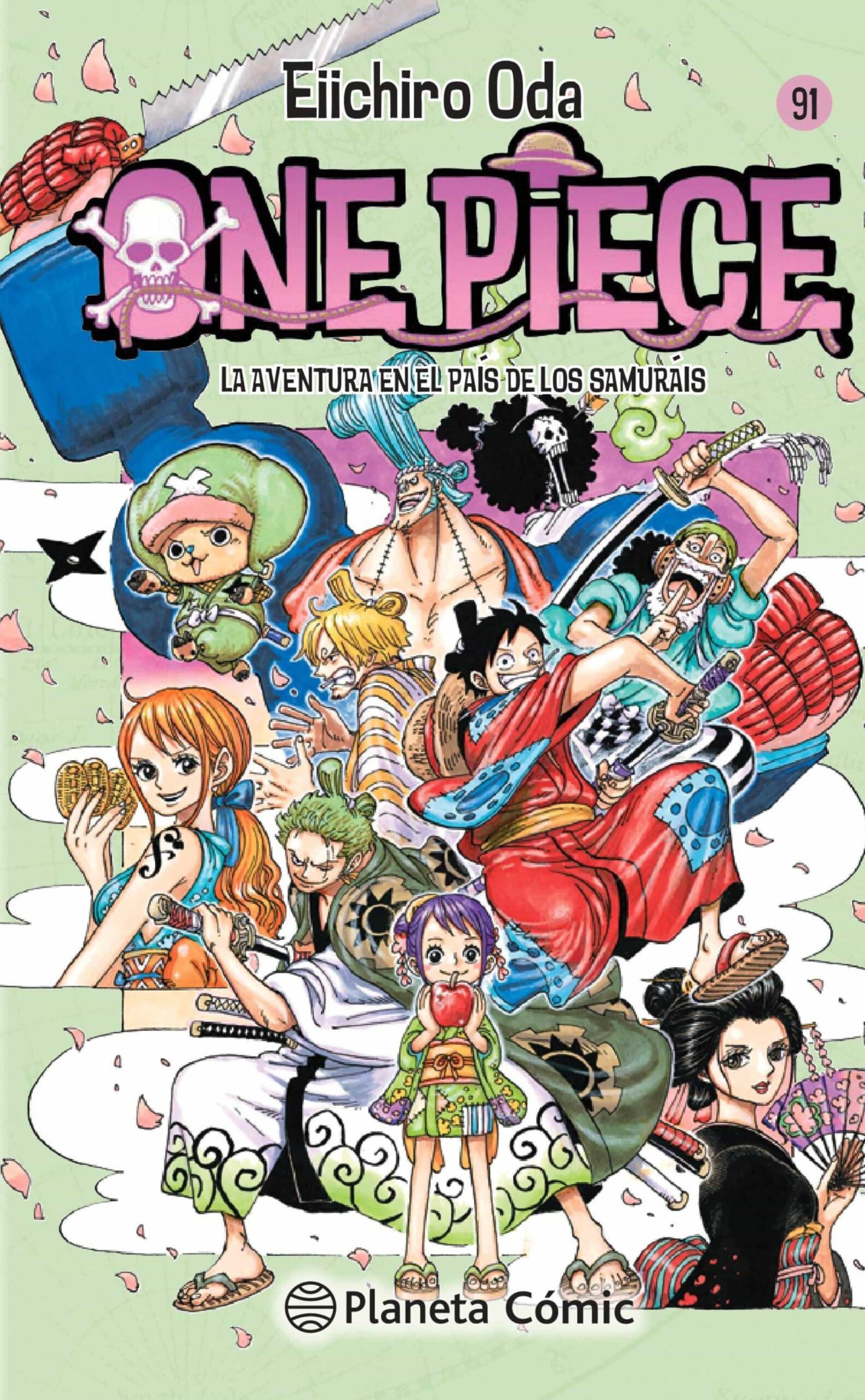 Portada del Libro One Piece Nº 91 de Eiichiro Oda - 9788491533504