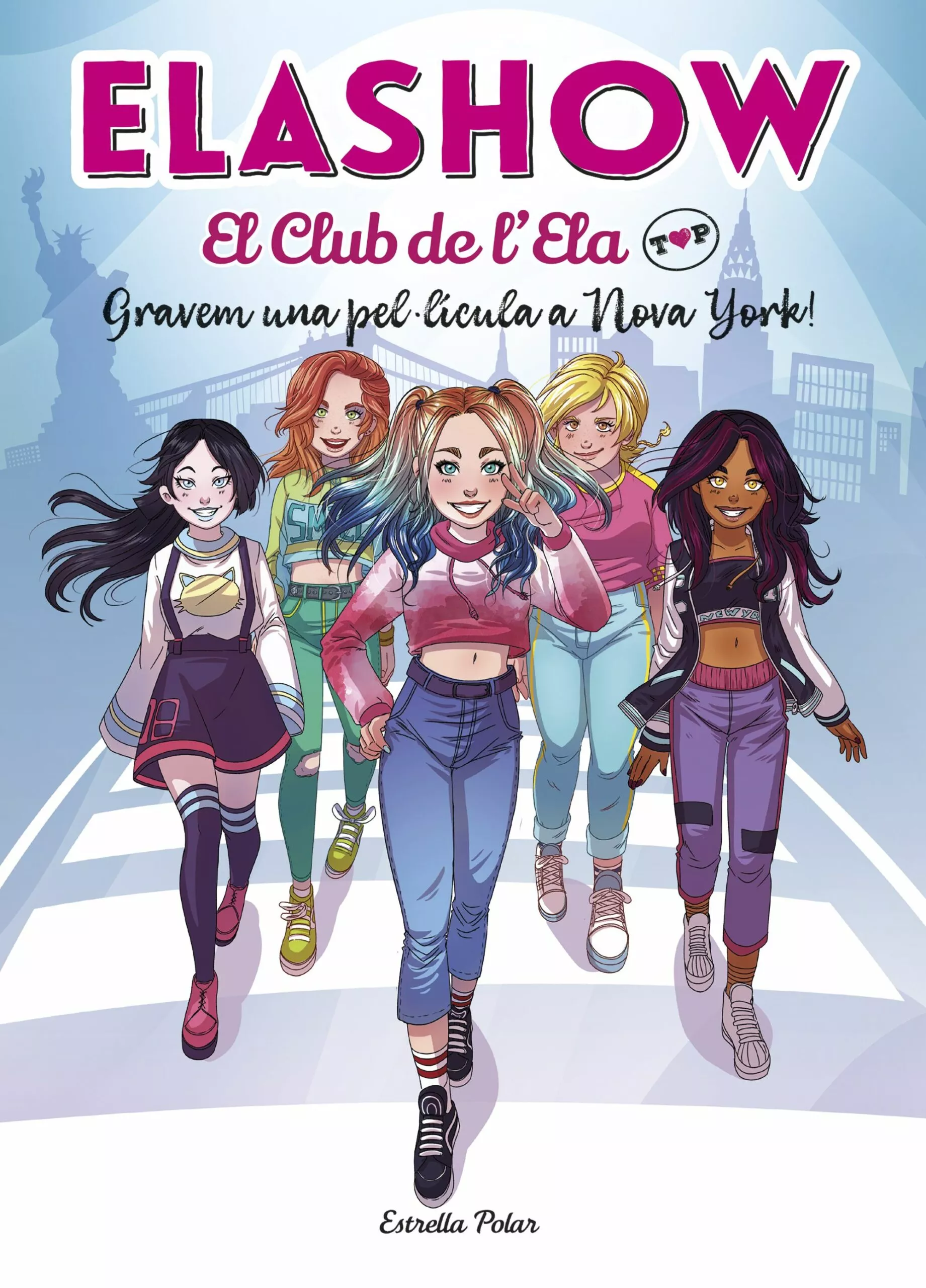 Portada del Libro Elashow. El Club De L Ela Top 1. Gravem Una Pel·Lícula A Nova Yor K! de Elaia Martinez - 9788418134074