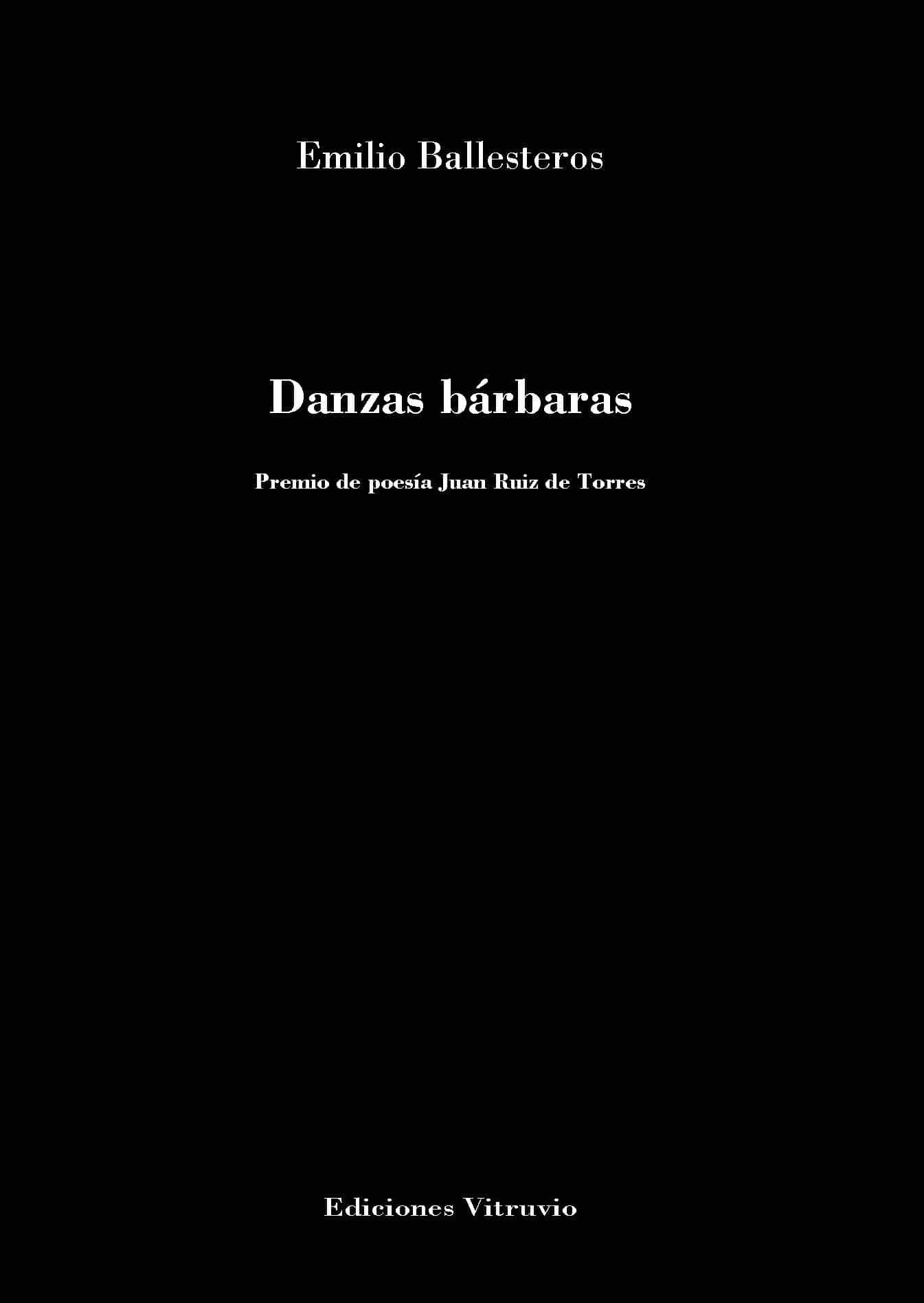 Portada del Libro Danzas Barbaras de Emilio Ballesteros Almazan - 9788412146653